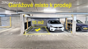 Pronájem garážového stání v centru Brna 15 m2